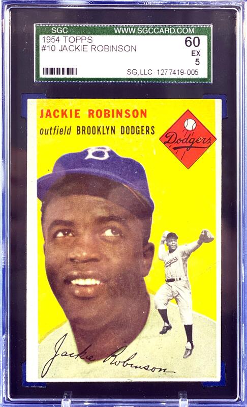 Roy Campanella Brooklyn Dodgers Custom Baseball Card 1954 